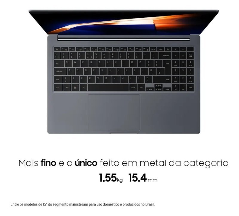 Notebook Samsung Galaxy Book4 Intel® Core™ i5-1335U
