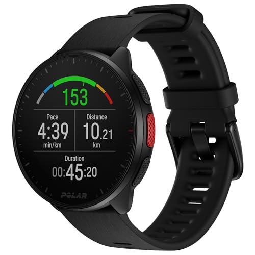 Polar Pacer Preto - Relógio com GPS avançado