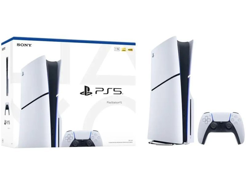 Playstation 5 Slim Disk 1Tb 1 White Controller Sony