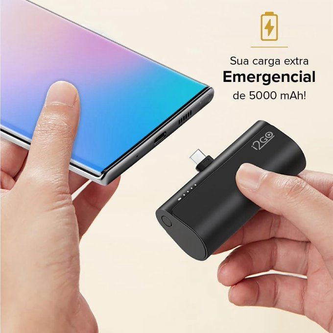 Carregador Portátil Power Bank i2GO Pocket 5000mAh
