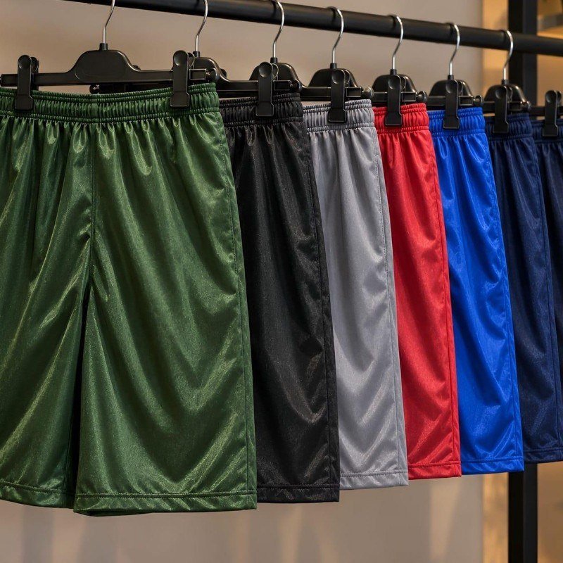 Kit 5 Bermudas Masculina Tipo Jogador Esporte Praia Treino