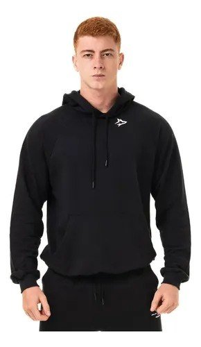 Casaco Moletom Preto New Lupus Inverno Alpha M Preto Liso