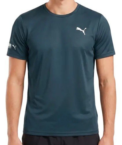 Camiseta Puma Masculina Térmica Manga Curta Proteção UV 50+