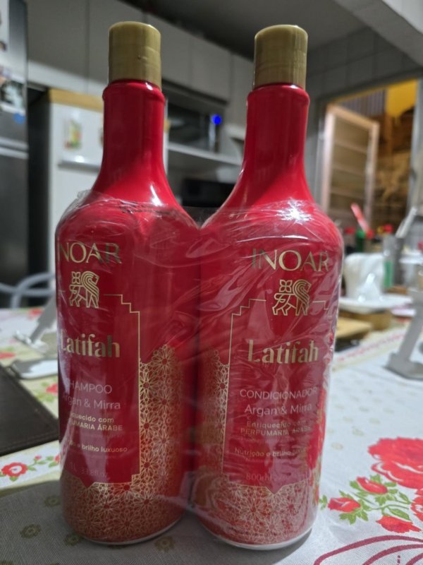 Inoar, Kit Latifah Shampoo e Condicionador Argan e Mirra 500ml