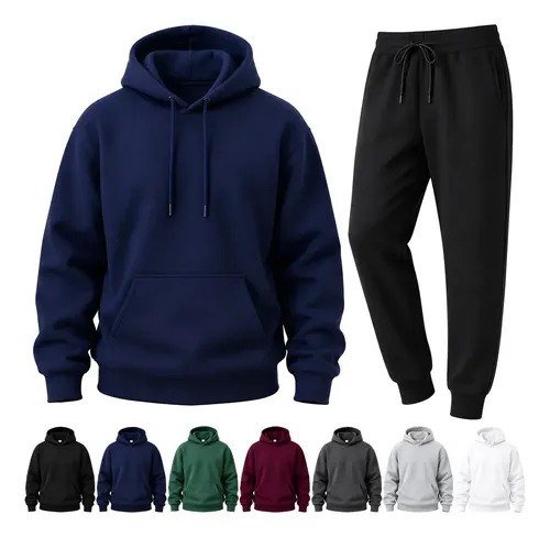 Conjunto Moletom Masculino, incluir Casaco Com Capuz E Calças