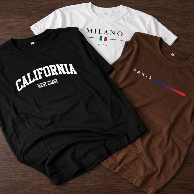 Kit 3 Camisetas Masculina 100% Algodão Premium
