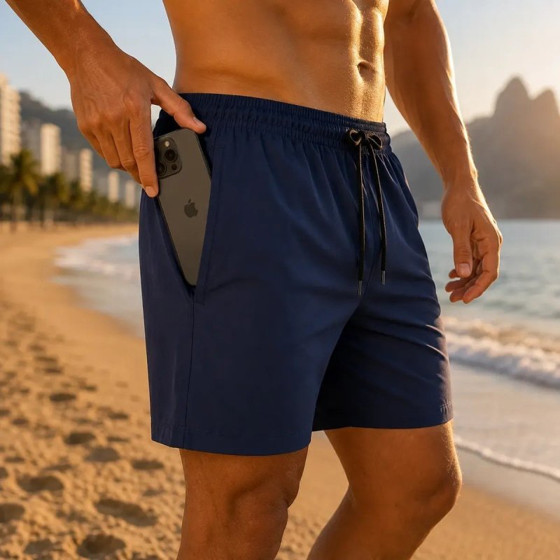 Kit 4 Bermuda Masculino Short Elastano Academia Bolso Casual (P ao GG)