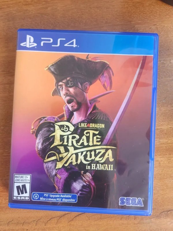 YAKUZA DE PIRATA DA SEGA (possui upgrade gratuito para o ps5)