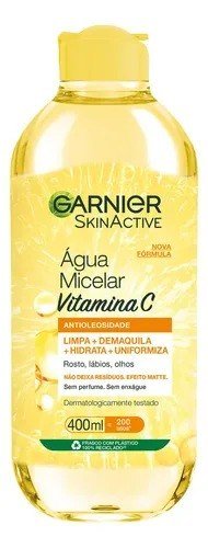 Água Micelar Antioleosidade Vitamina C 400ml Garnier