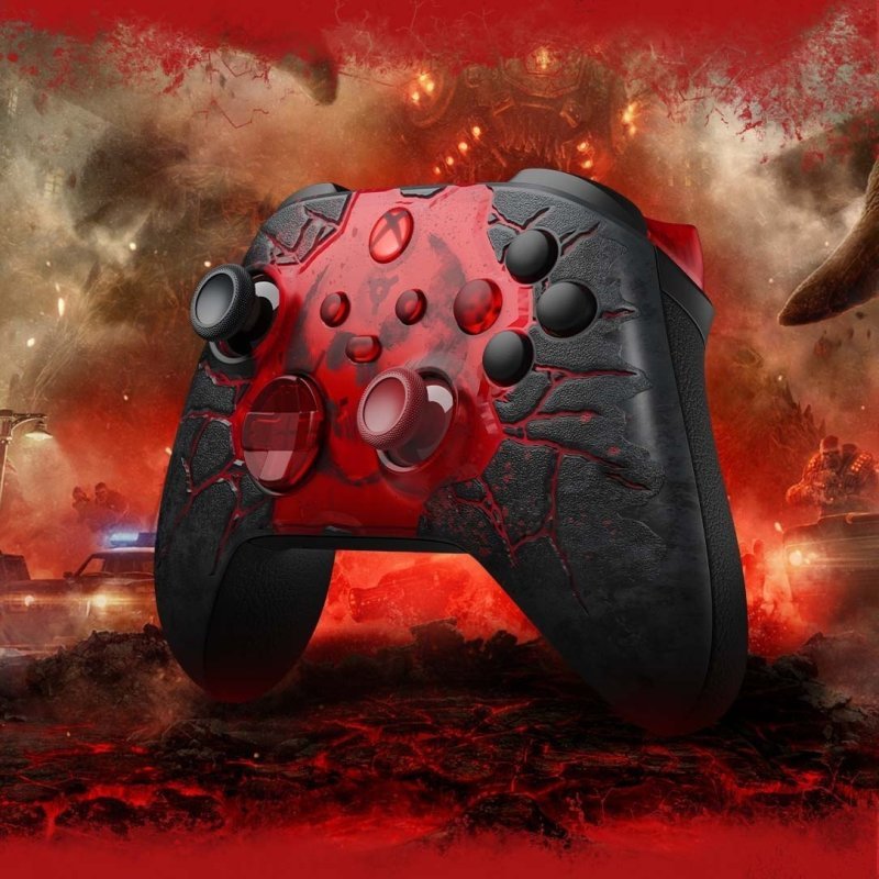 Controle sem fio Xbox Series Ed. Limitada Gears of War E-Day + Frete Grátis
