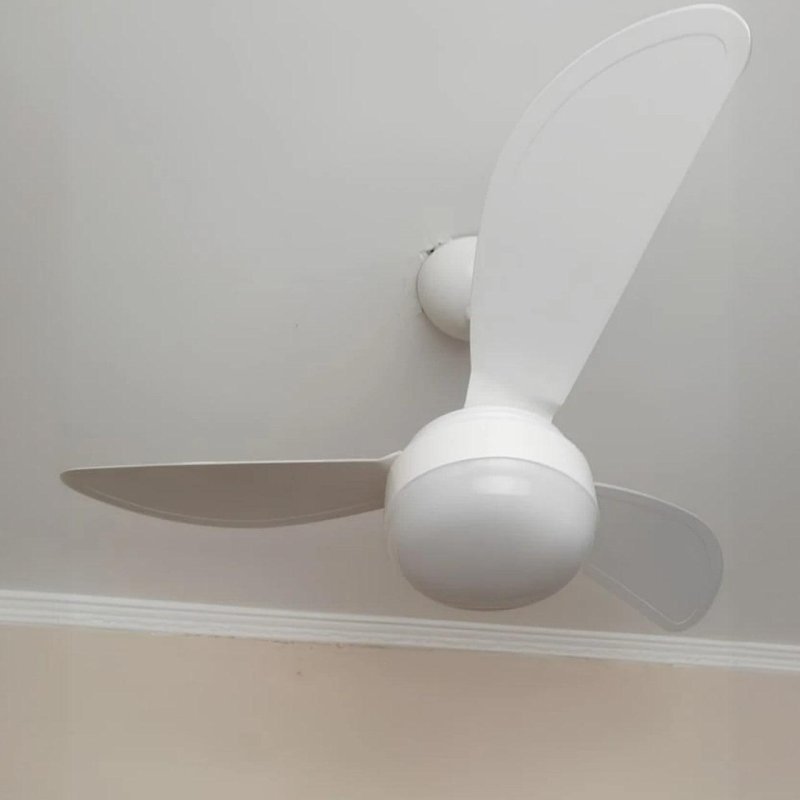 Ventilador De Teto Ventisol Fênix E-27 Branco 130W Com 3 Pás