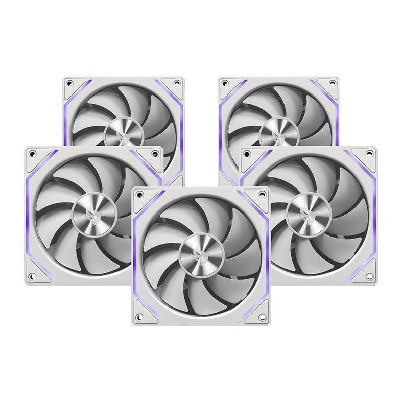 Kit Ventoinha Pichau Ventus NX, ARGB, 5x120mm, Branco, PCH-VTNX5-WH01