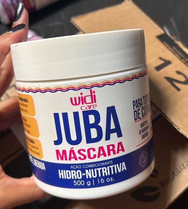 Widicare Juba Máscara Hidro-Nutritiva 500g + Frete Grátis