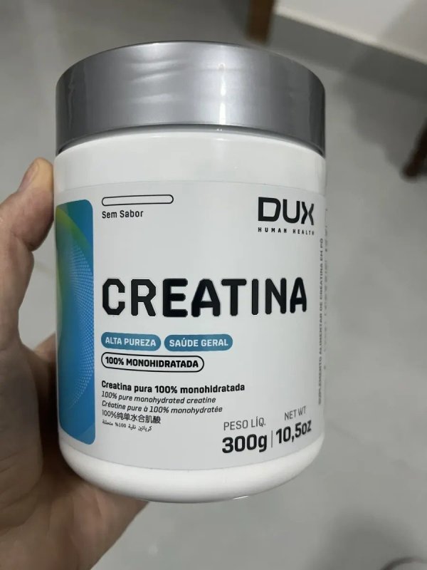 Creatina Dux Monohidratada Pura Sabor Neutro 300g