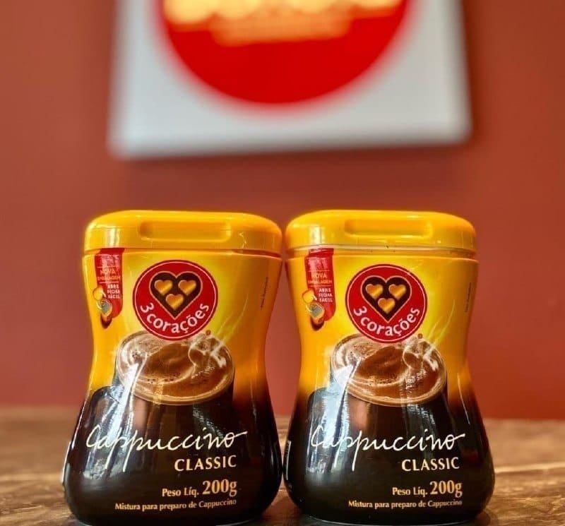 3 Corações Cappuccino 3Corações Classic - 200G, Pote