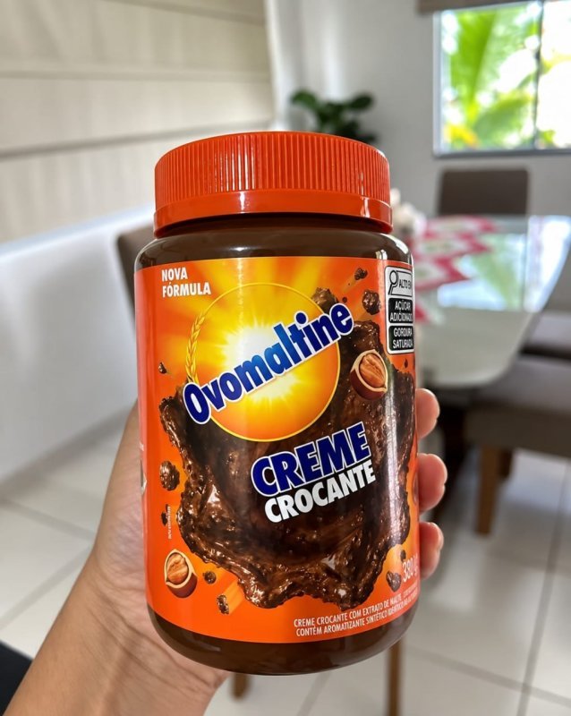Creme Crocante Ovomaltine Pote 530g