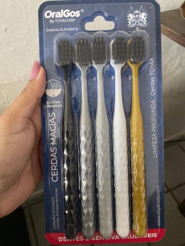 Pack 5 un. Escova de Dente OralGos