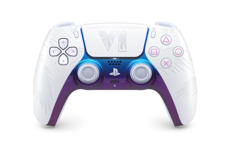 Controle sem fio DualSense branco – Edição limitada do Grand Theft Auto VI
