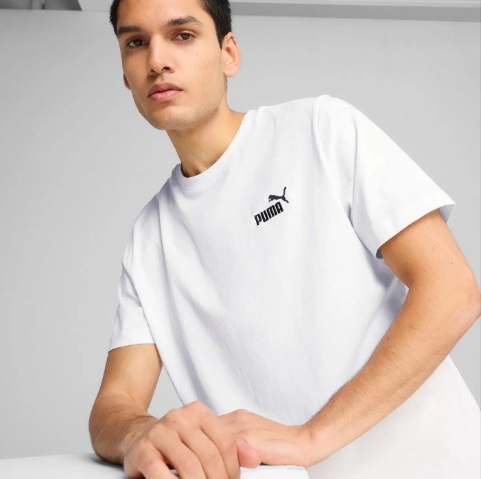 Camiseta Masculina Essentials Small Logo Puma