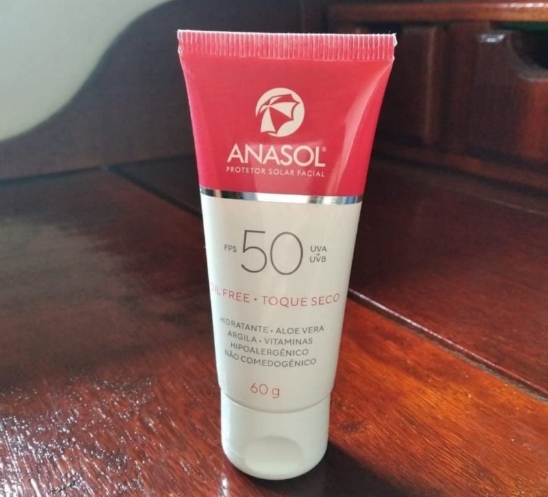 Protetor Solar Facial Anasol FPS 50 60g