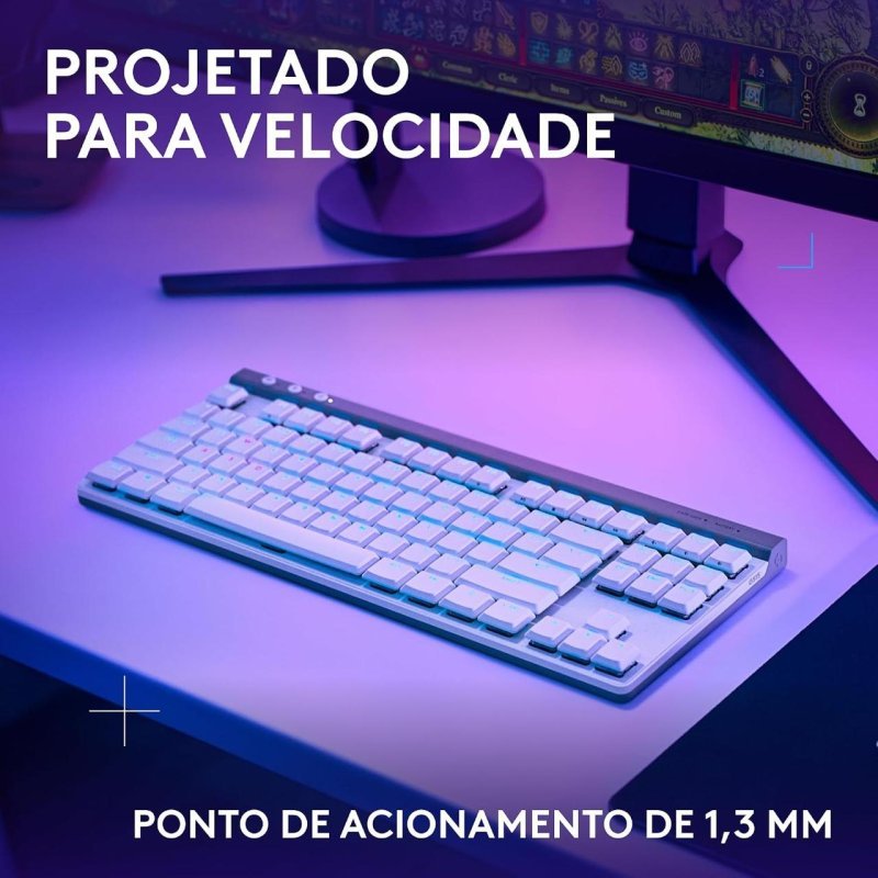 Teclado Mecânico Gamer Sem Fio Logitech G515