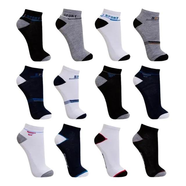 Kit 12 Pares Meia Masculino Cano Curto Soquete Varias Cores