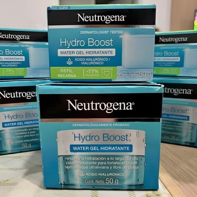 Neutrogena Hidratante Facial Hydro Boost Water Gel 50g + Refil Hydro Boost Water Gel 50g + Frete Grátis