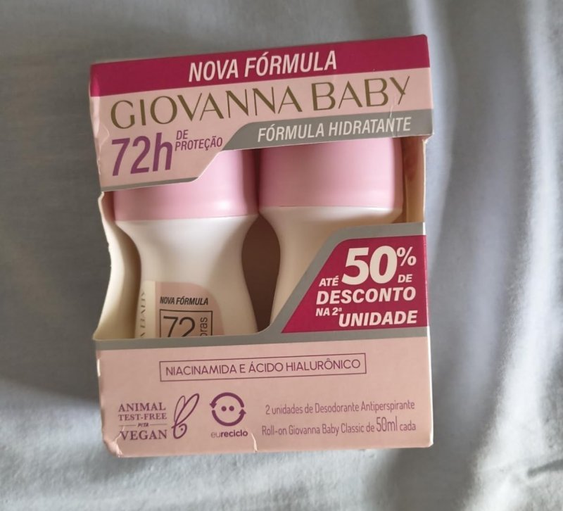 Giovanna Baby Kit Desodorante Roll-On Feminino C/2 Classic 50ml