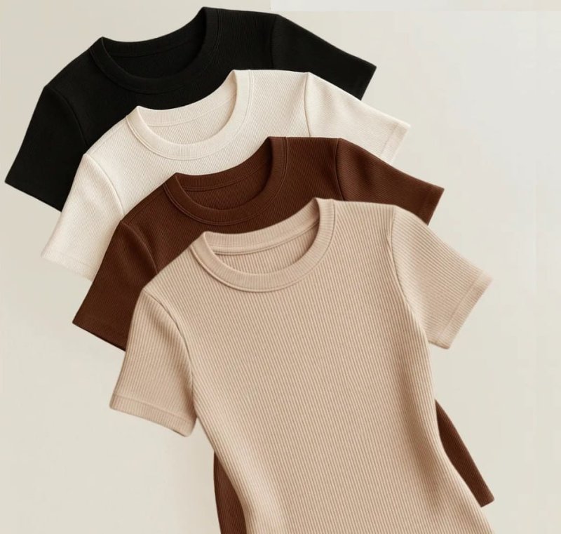 Kit 4 Blusas Ribana Canelada