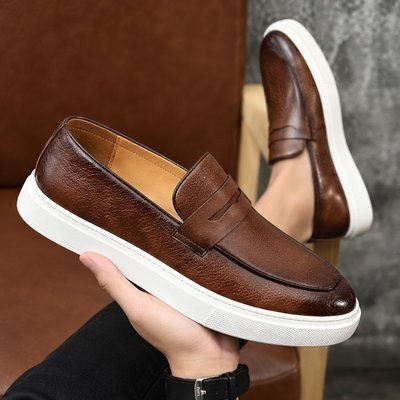 Sapato Masculino Mocassim Loafer Couro Casual Comfort Luxo