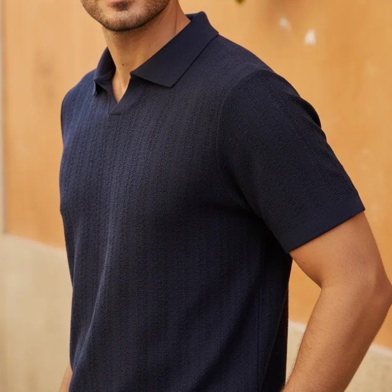 Camisa Gola Polo Tricot Masculina Texturizada Turim Opus (P ao XG)