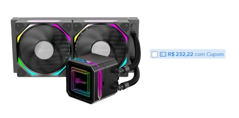 Water Cooler Gamer Kalkan Delta 240 Wireless ARGB