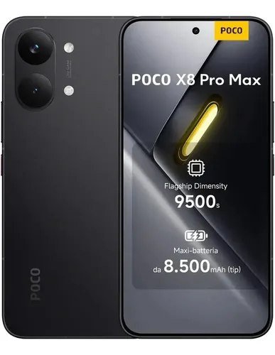 Celular Xiaomi Poco X8 Pro Max 12GB Ram 256GB - Global Preto
