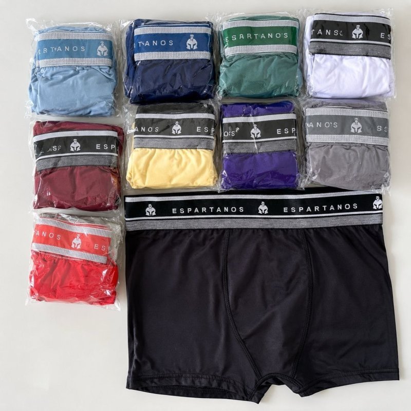 Kit Com 10 Cuecas Boxer Masculina Microfibra Original + Frete Grátis