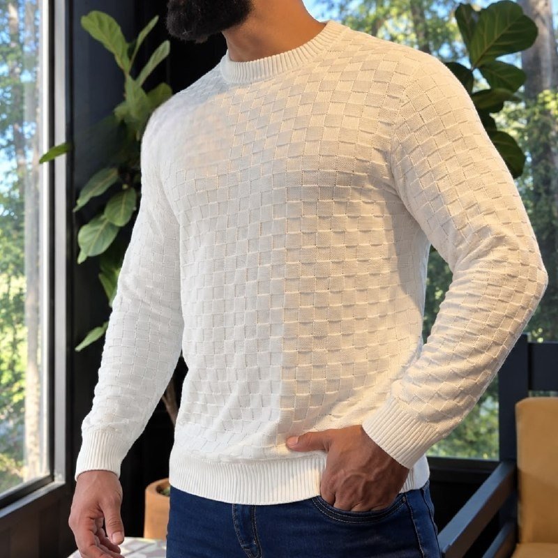 Suéter Lã Tricot (8 cores) com Frete Grátis