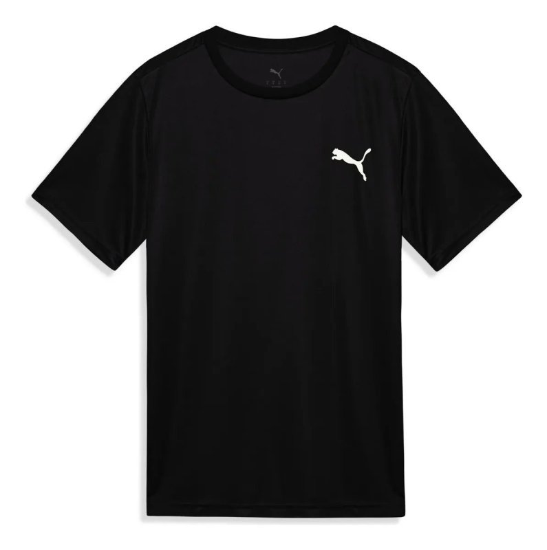 Camiseta Ess Small Puma Logo Poly Tee Masculina Puma Preto