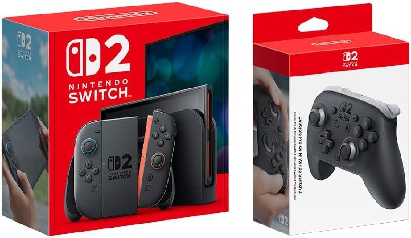 Bundle Console Nintendo Switch 2 + Pro Controller + Frete Grátis