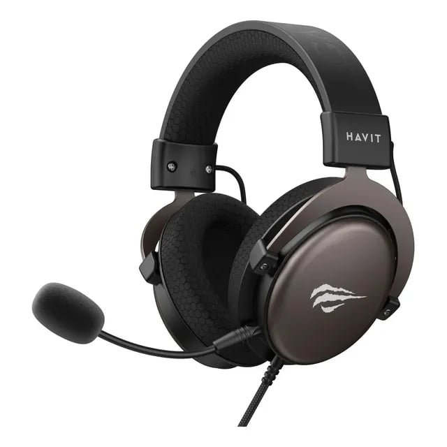 Fone de Ouvido Gamer Headset Havit H2015d para PC e Consoles Preto