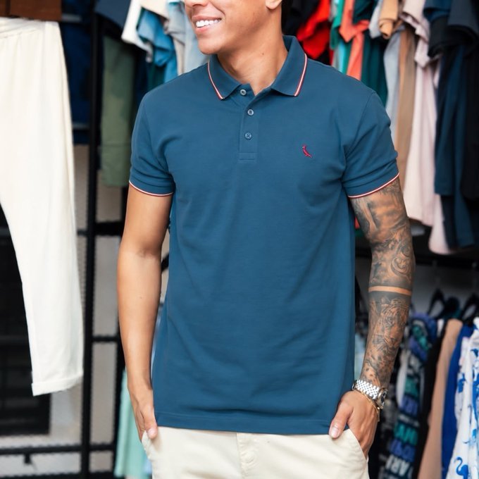 Camisa Polo Reserva Friso + Frete Grátis