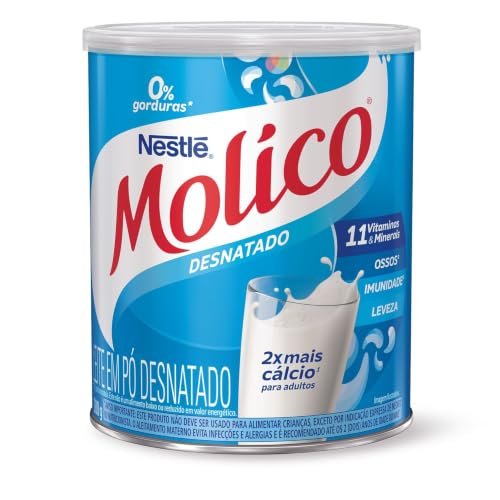 Leite em Pó Desnatado MOLICO Total Cálcio 280g Molico Sabor