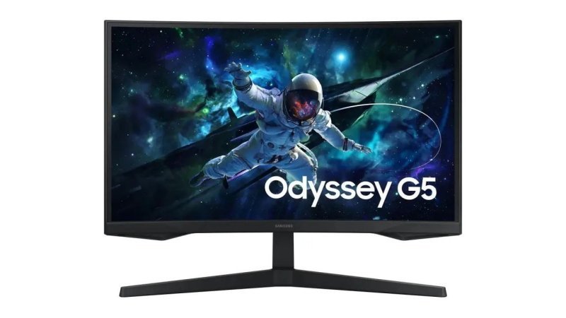 Monitor Gamer Samsung Odyssey G5, 27, QHD, 165Hz Cor Preto