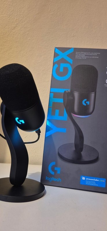 Microfone Logitech G Yeti GX