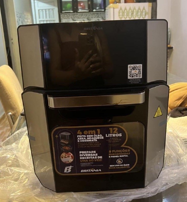 Fritadeira Forno Oven Fry 12L Britânia 127/220v