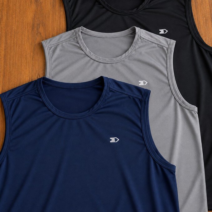 Kit com 3 Camisas Regatas Dry-fit Sandrini + Frete Grátis