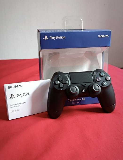 Controle Sem Fio PlayStation DualShock 4 - Preto + Frete Grátis