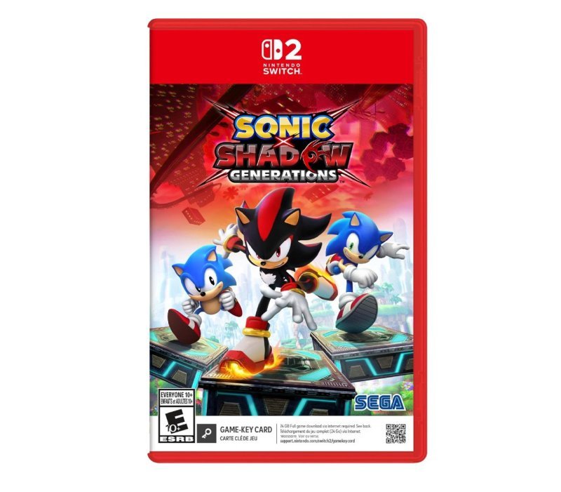 Jogo Sonic X Shadow Generations, Mídia Física, Switch 2
