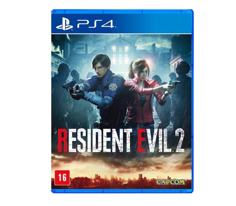 Jogo Resident Evil 2 Remake, Mídia Física, PS4