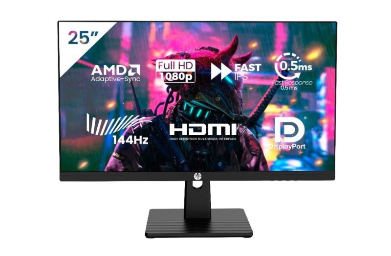 Haiz Monitor Gamer 25'' 144hz 0.5ms 1920x1080, Preto