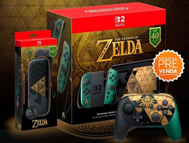 Pré-venda de produtos temáticos de Zelda