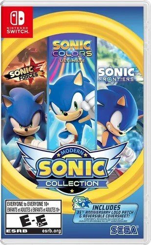 Modern Sonic Collection Switch Mídia Física